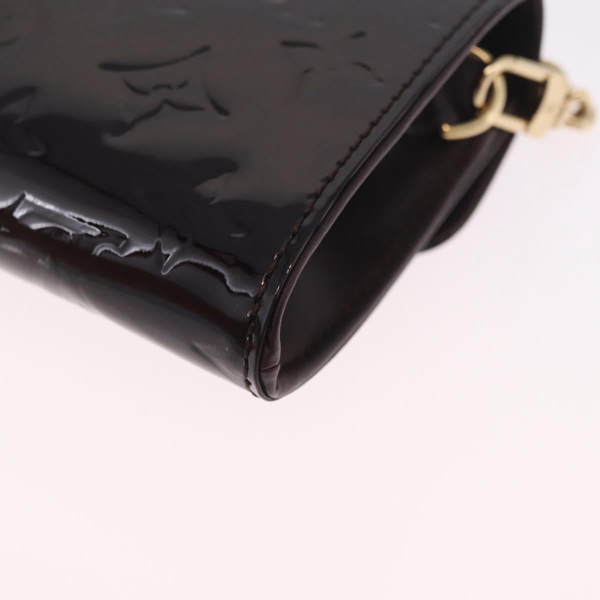 LOUIS VUITTON Monogram Vernis Sunset Bluebird Bag Amarante M93542 Auth 209737V