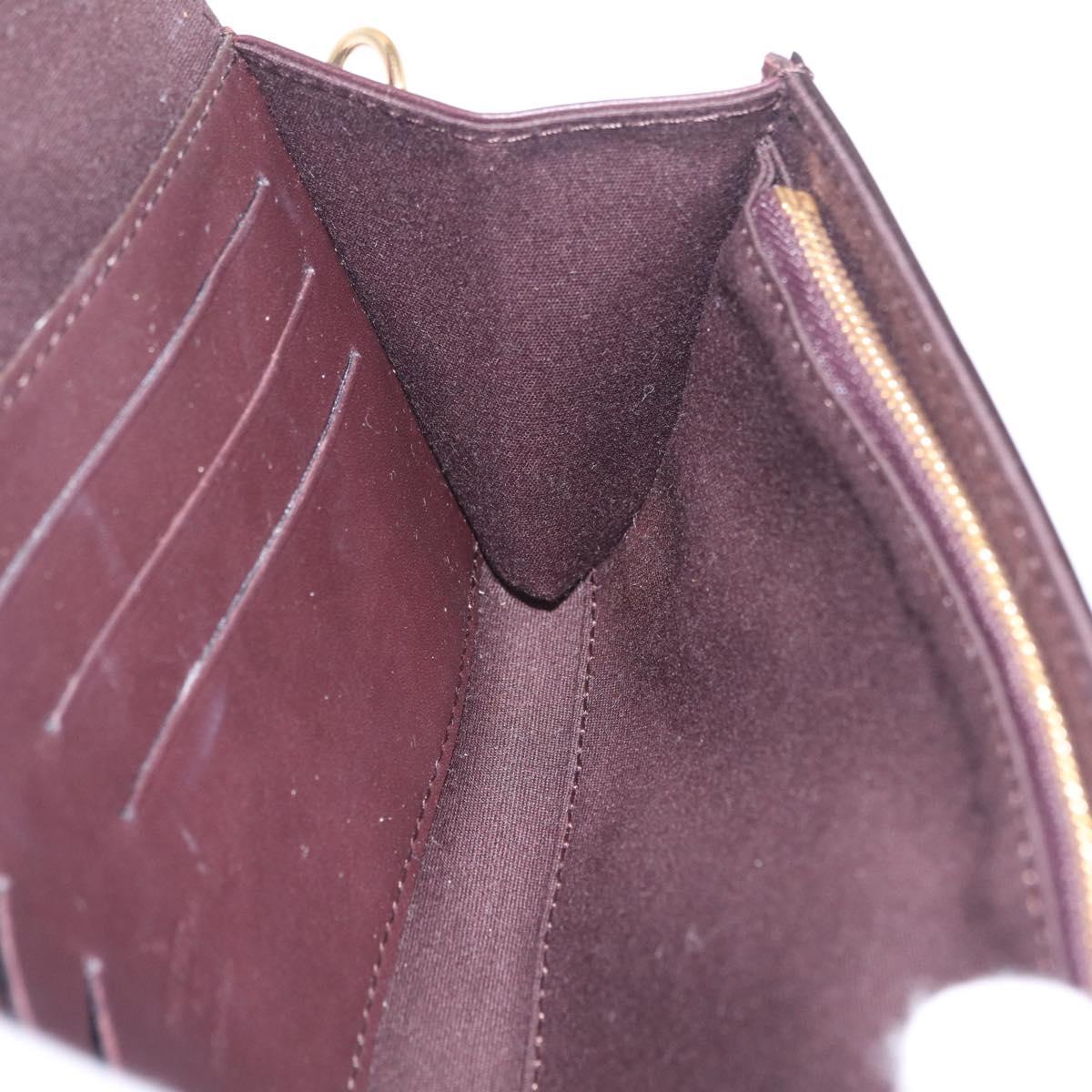 LOUIS VUITTON Monogram Vernis Sunset Bluebird Bag Amarante M93542 Auth 209737V