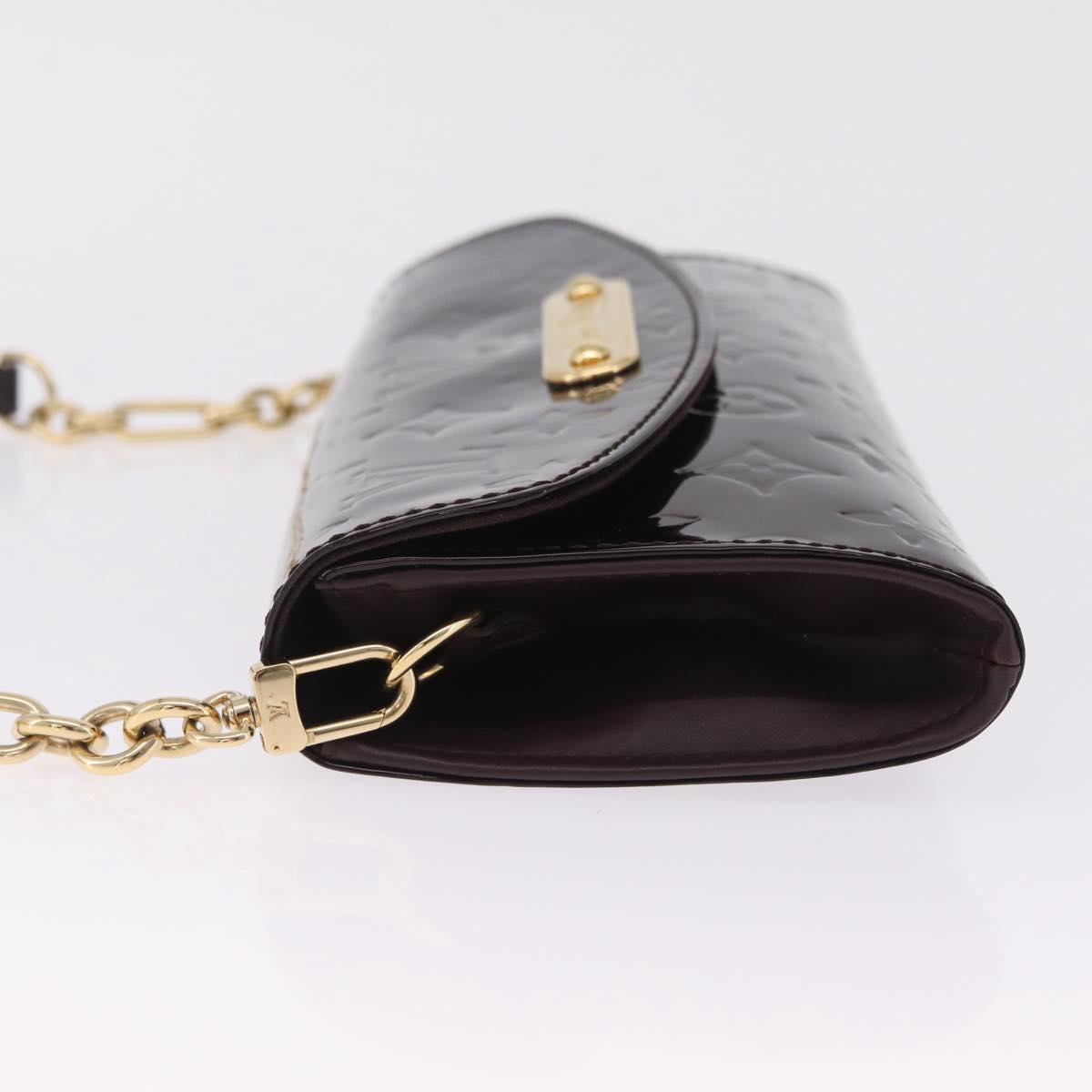 LOUIS VUITTON Monogram Vernis Sunset Bluebird Bag Amarante M93542 Auth 209737V