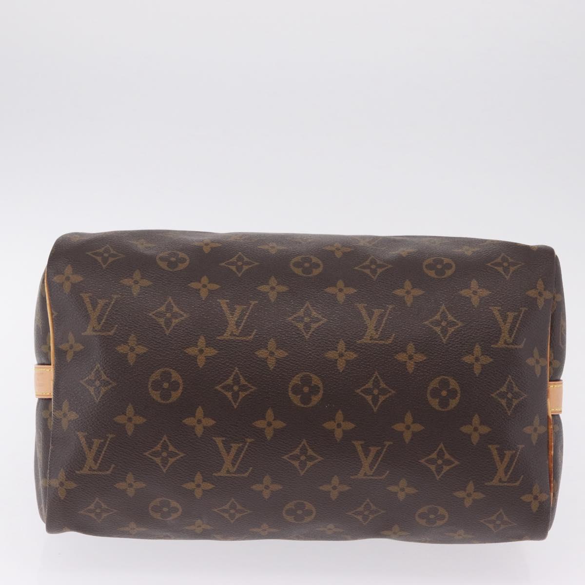 LOUIS VUITTON Monogram Speedy Bandouliere 30 Hand Bag M40391 LV Auth 209741A