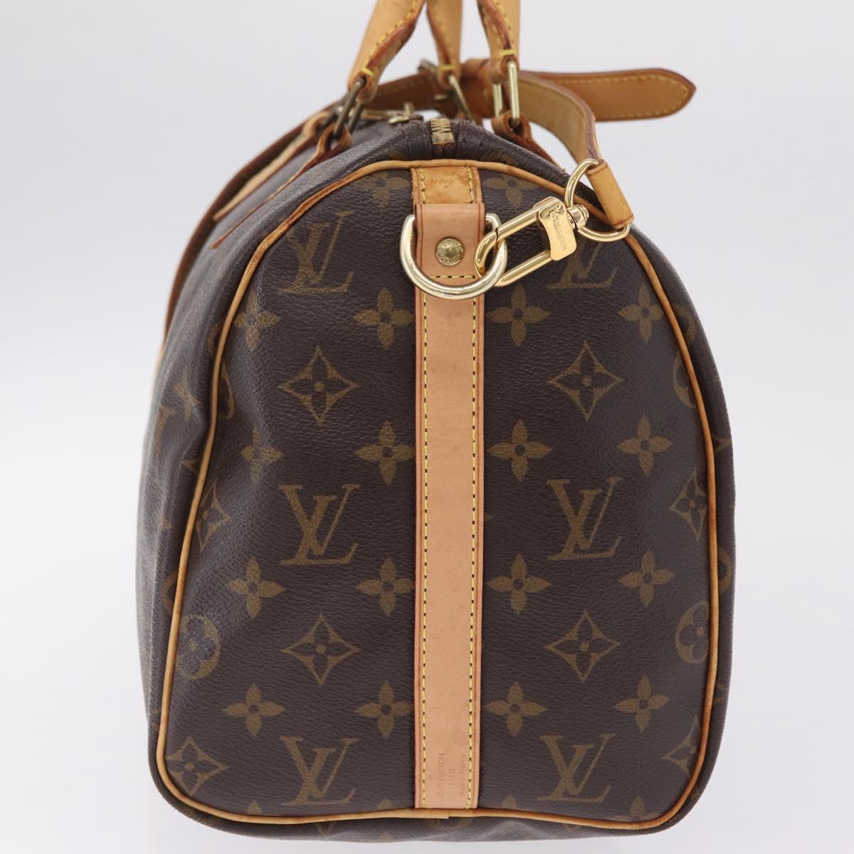 LOUIS VUITTON Monogram Speedy Bandouliere 30 Hand Bag M40391 LV Auth 209741A
