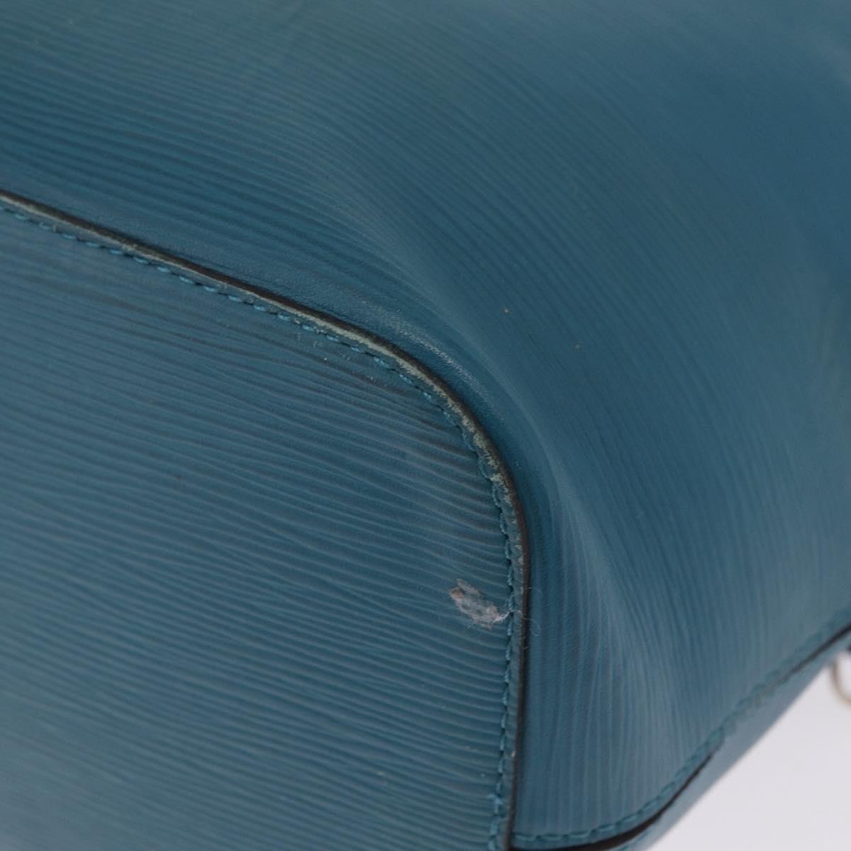 LOUIS VUITTON Epi Neverfull MM Tote Bag cyan M40930 LV Auth 209742V