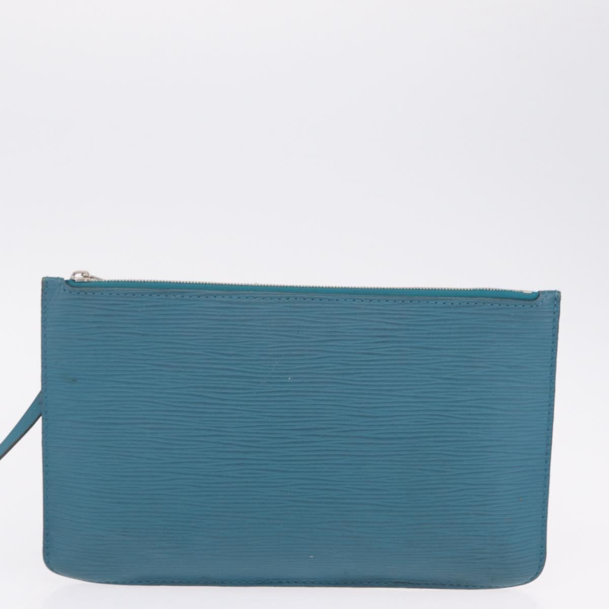 LOUIS VUITTON Epi Neverfull MM Tote Bag cyan M40930 LV Auth 209742V