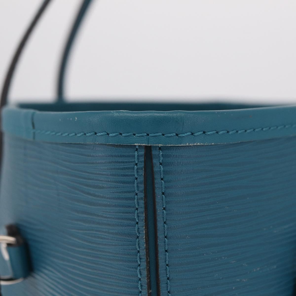 LOUIS VUITTON Epi Neverfull MM Tote Bag cyan M40930 LV Auth 209742V