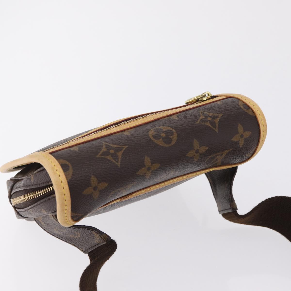 LOUIS VUITTON Monogram Bum Bag Bosphore Shoulder Bag M40108 LV Auth 209751A