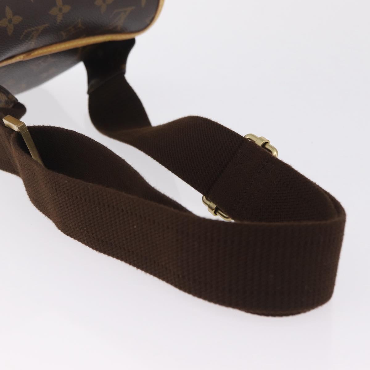 LOUIS VUITTON Monogram Bum Bag Bosphore Shoulder Bag M40108 LV Auth 209751A