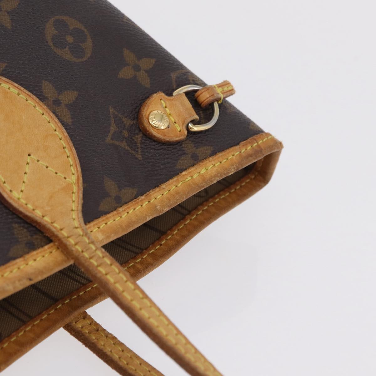 LOUIS VUITTON Monogram Neverfull PM Tote Bag M40155 LV Auth 209755