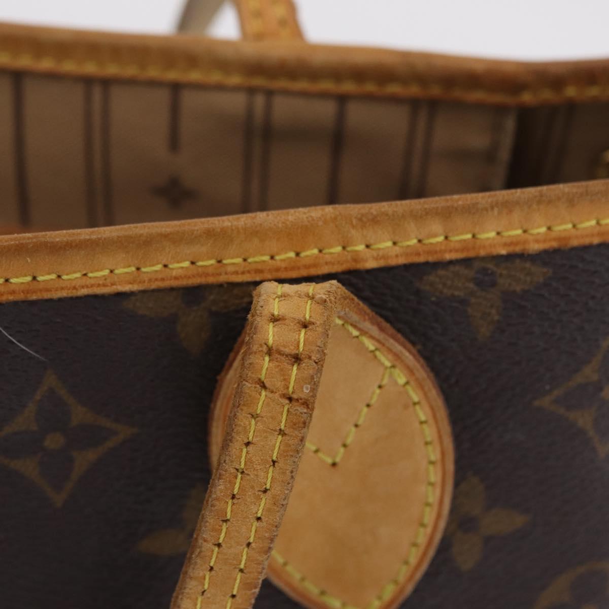 LOUIS VUITTON Monogram Neverfull PM Tote Bag M40155 LV Auth 209755
