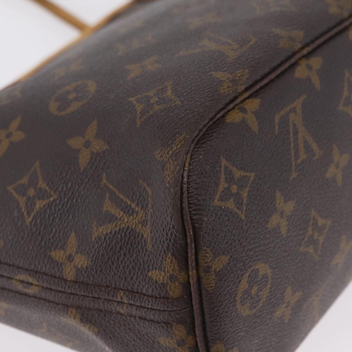LOUIS VUITTON Monogram Neverfull PM Tote Bag M40155 LV Auth 209755