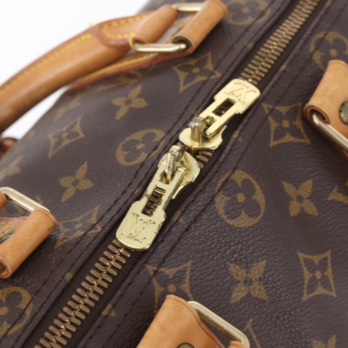 LOUIS VUITTON Monogram Keepall Bandouliere 45 Boston Bag M41418 LV Auth 209759A