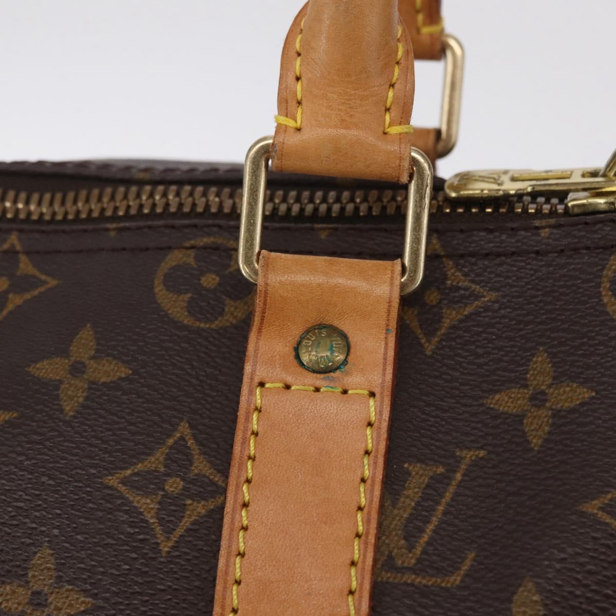 LOUIS VUITTON Monogram Keepall Bandouliere 45 Boston Bag M41418 LV Auth 209759A