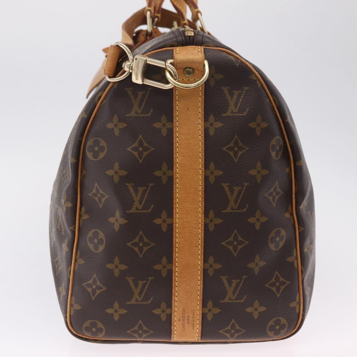 LOUIS VUITTON Monogram Keepall Bandouliere 45 Boston Bag M41418 LV Auth 209759A