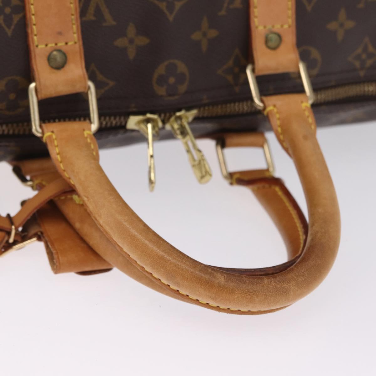 LOUIS VUITTON Monogram Keepall Bandouliere 45 Boston Bag M41418 LV Auth 209759A