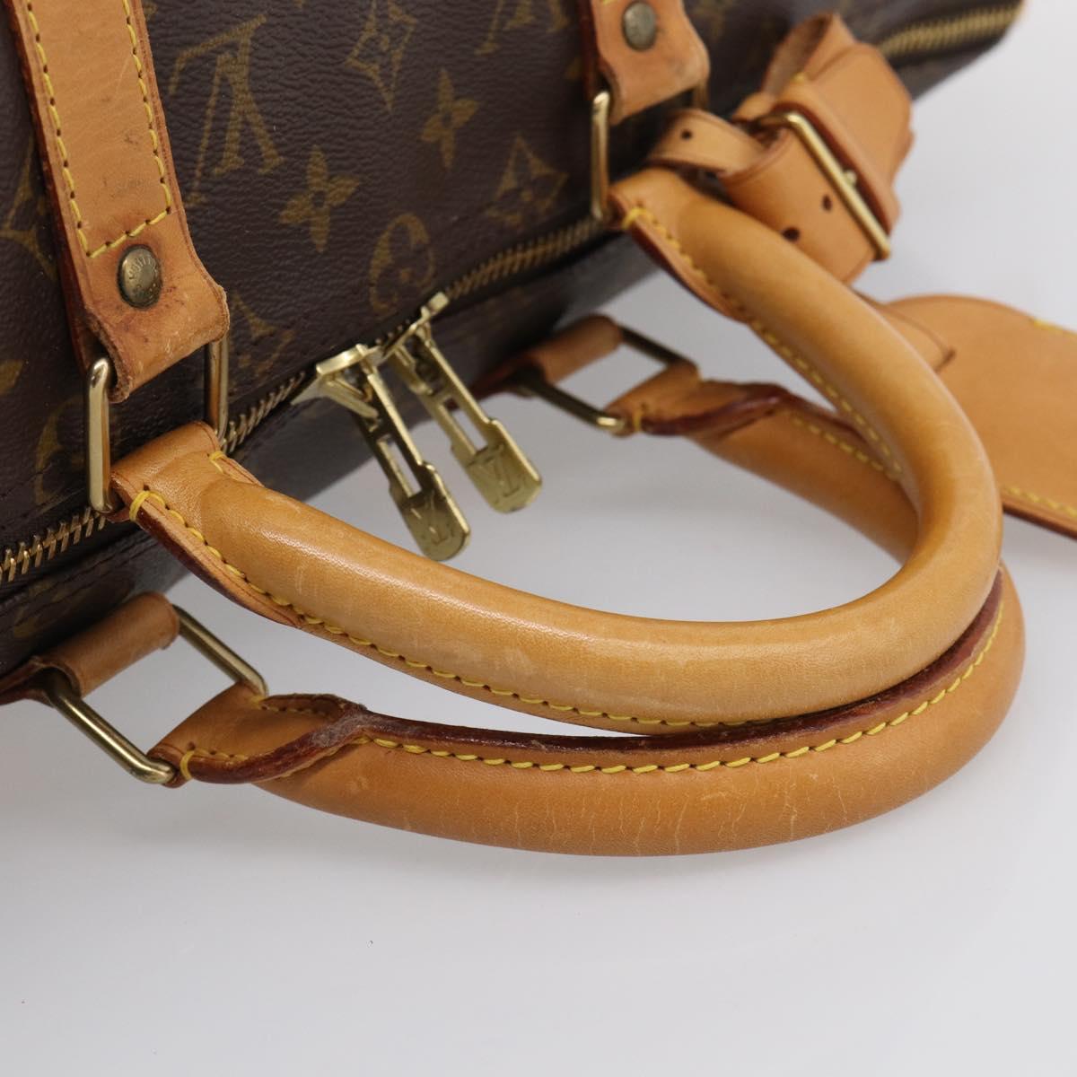 LOUIS VUITTON Monogram Keepall Bandouliere 50 Boston Bag M41416 LV Auth 209760A