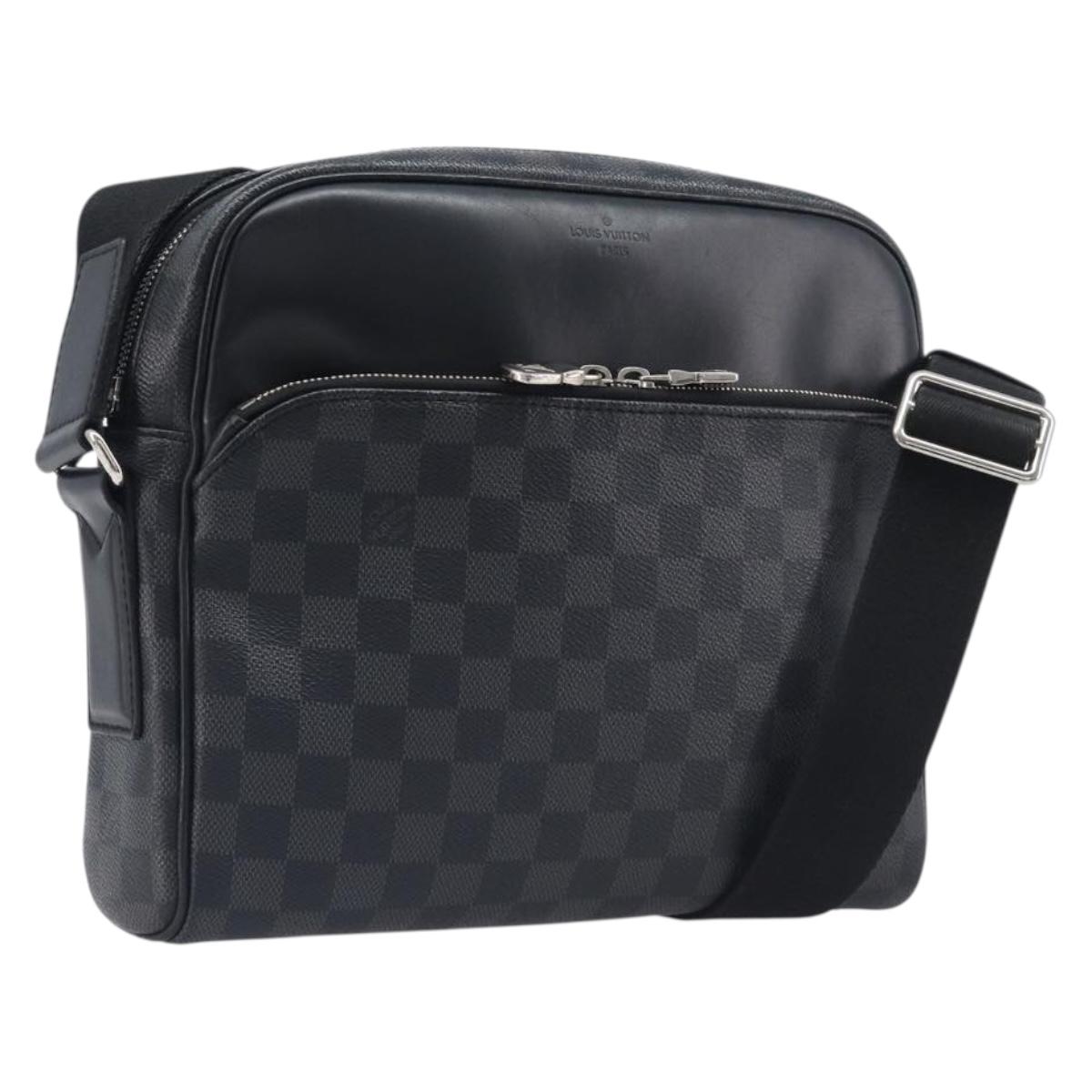 LOUIS VUITTON Damier Grafitte Dayton PM Shoulder Bag N41408 LV Auth 209766V