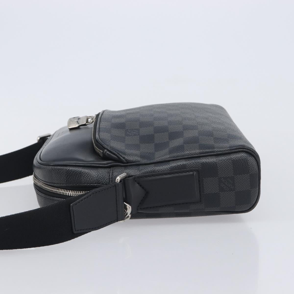 LOUIS VUITTON Damier Grafitte Dayton PM Shoulder Bag N41408 LV Auth 209766V