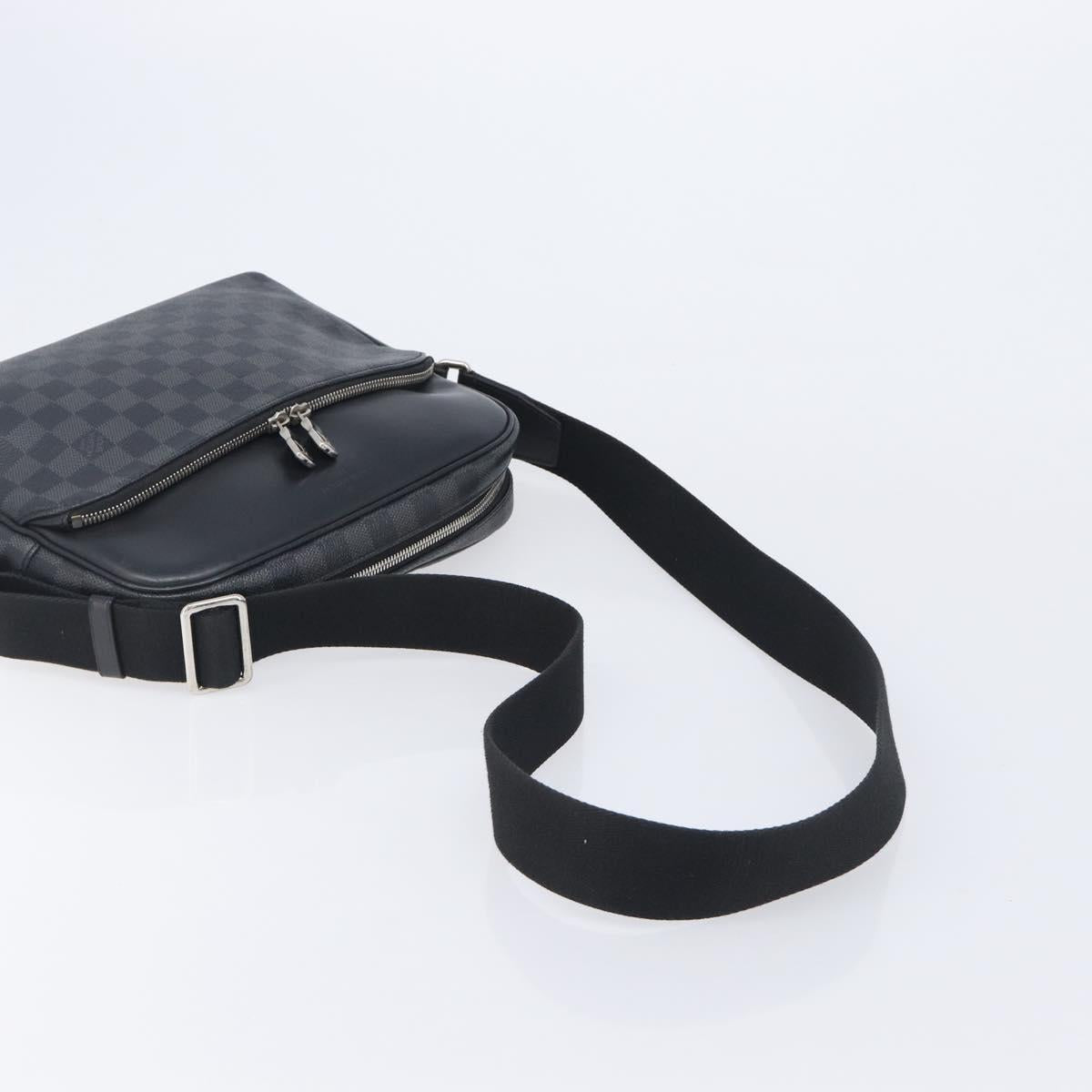 LOUIS VUITTON Damier Grafitte Dayton PM Shoulder Bag N41408 LV Auth 209766V