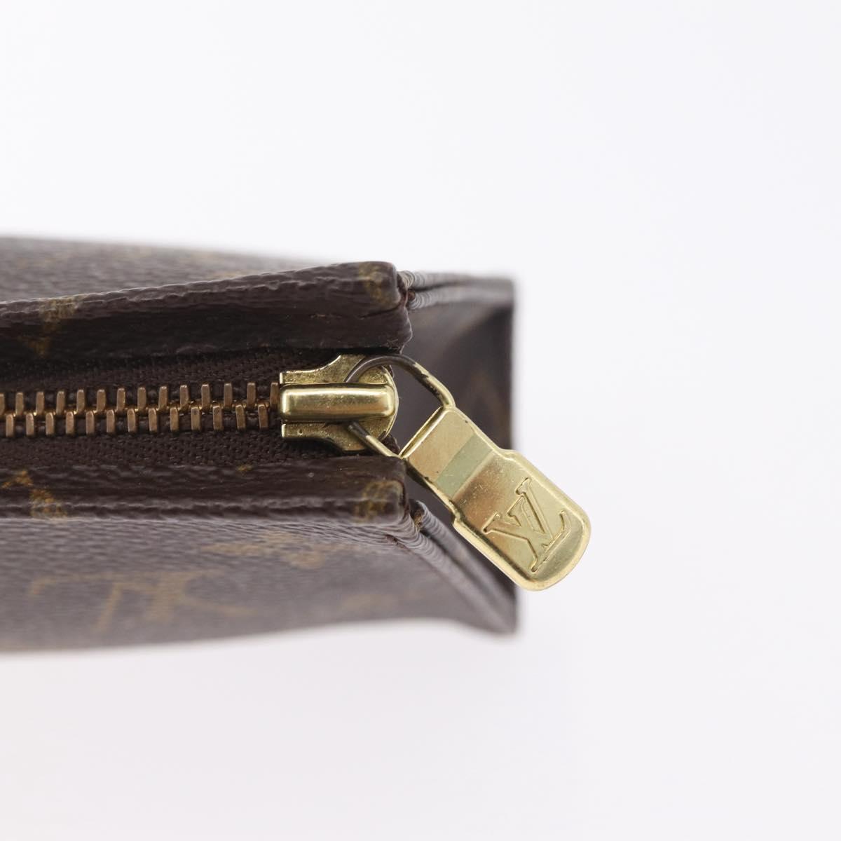 LOUIS VUITTON Monogram Poche Toilette 15 Pouch M47546 LV Auth 209772A