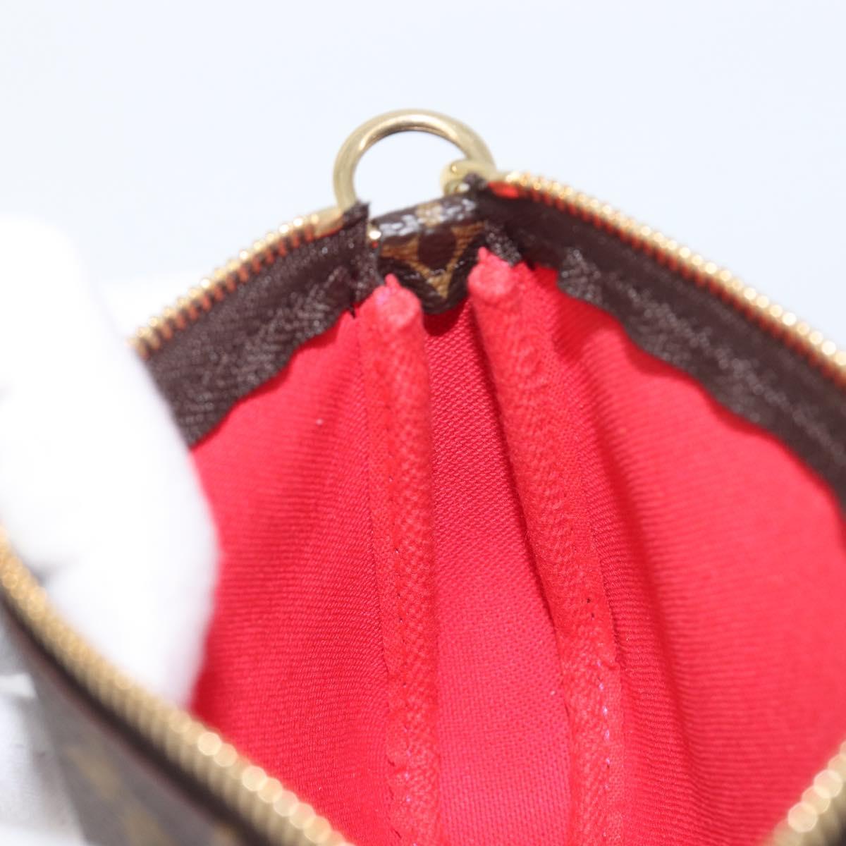 LOUIS VUITTON Monogram Vivienne Mini Pochette Accessoires Pouch LV Auth 209773M