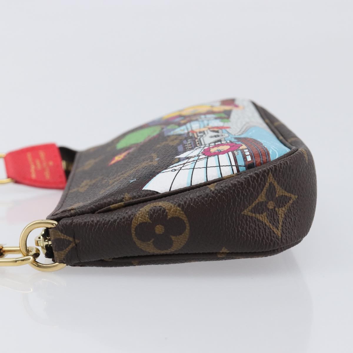 LOUIS VUITTON Monogram Vivienne Mini Pochette Accessoires Pouch LV Auth 209773M