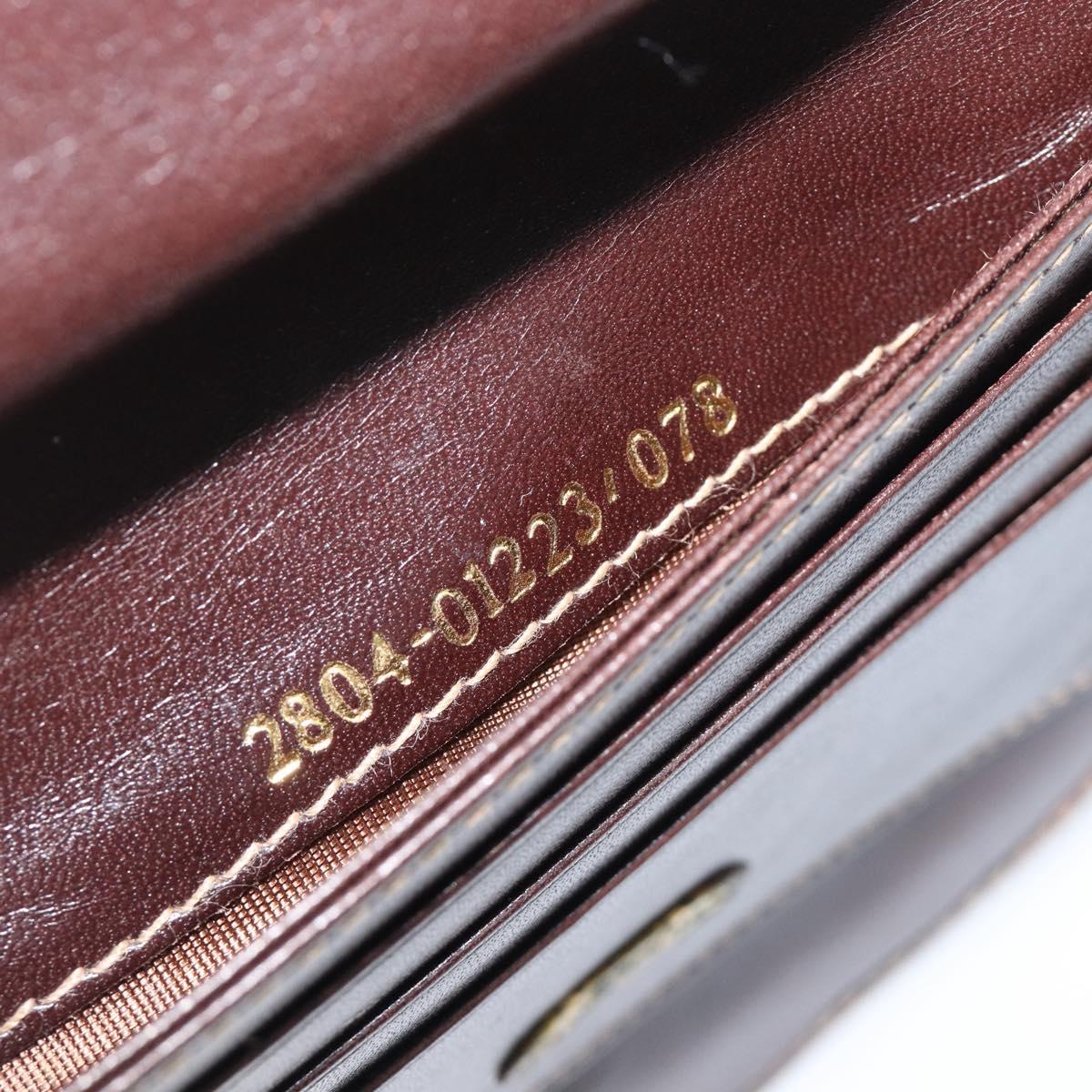 FENDI Zucca Canvas Wallet Brown Auth 209784A