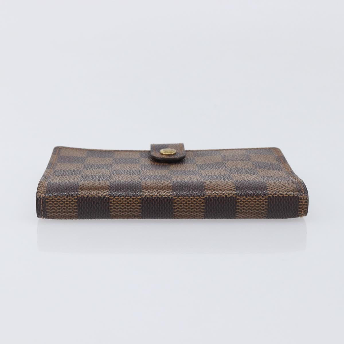 LOUIS VUITTON Damier Ebene Agenda PM Day Planner Cover R20029 LV Auth 209789