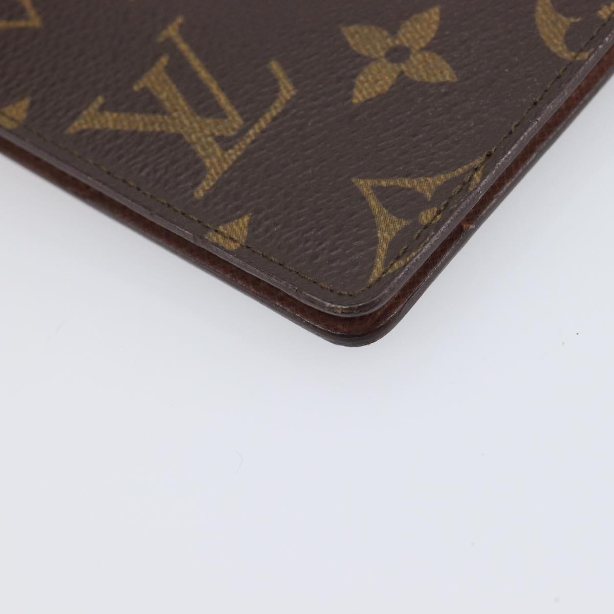 LOUIS VUITTON Monogram Couvel Tulle Passopole Passport Case M60180 Auth 209790A