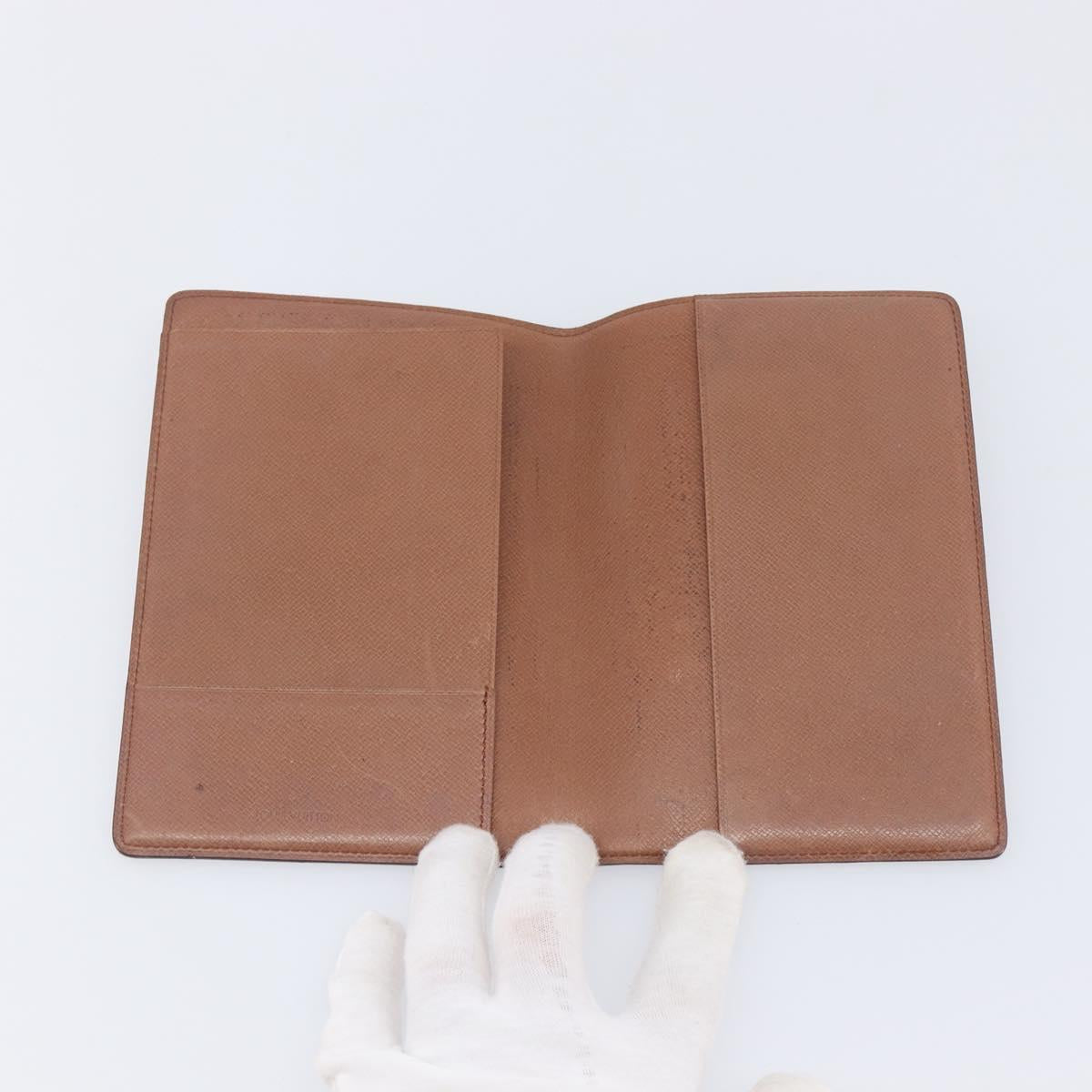 LOUIS VUITTON Monogram Couvel Tulle Passopole Passport Case M60180 Auth 209790A