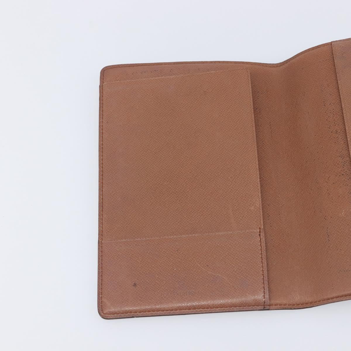 LOUIS VUITTON Monogram Couvel Tulle Passopole Passport Case M60180 Auth 209790A