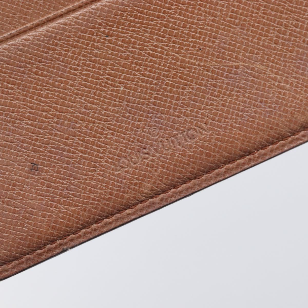 LOUIS VUITTON Monogram Couvel Tulle Passopole Passport Case M60180 Auth 209790A