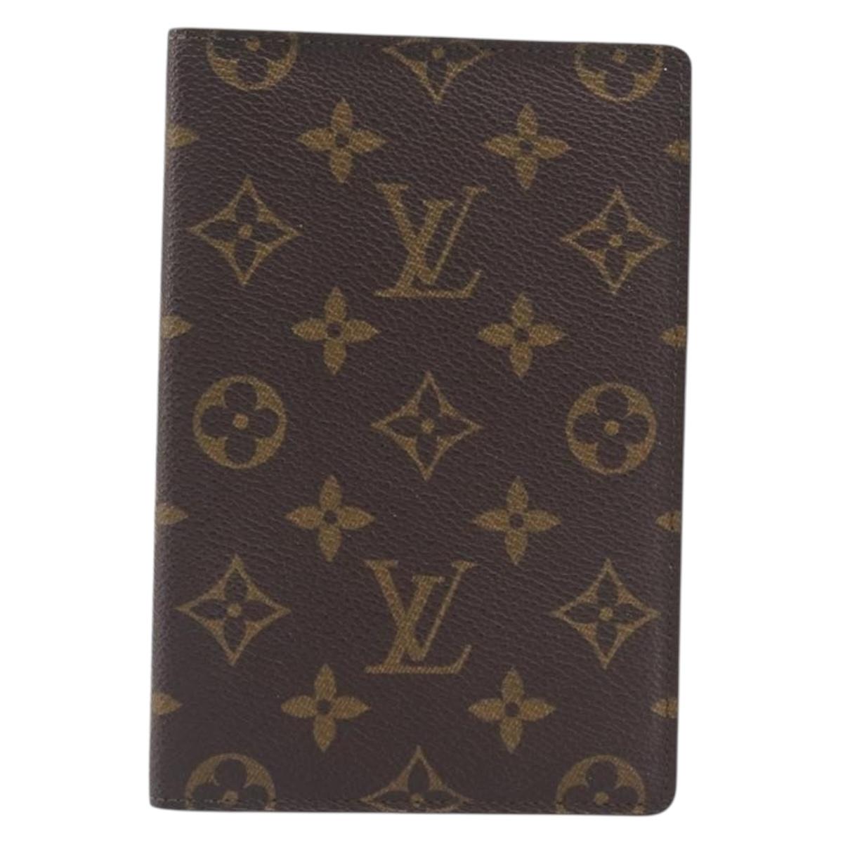 LOUIS VUITTON Monogram Couvel Tulle Passopole Passport Case M60180 Auth 209790A