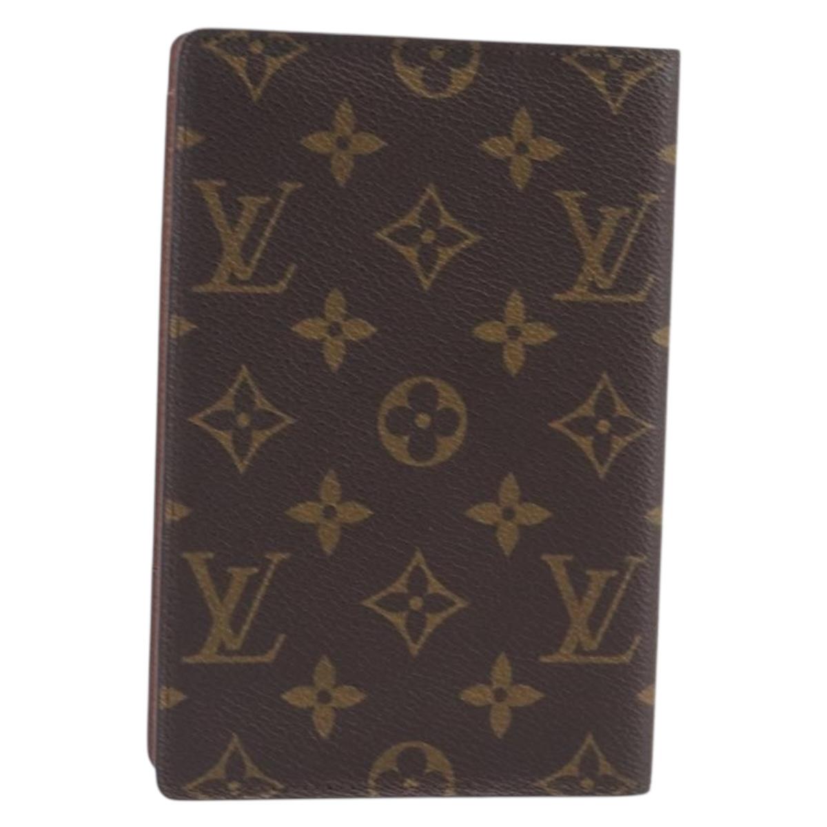 LOUIS VUITTON Monogram Couvel Tulle Passopole Passport Case M60180 Auth 209790A