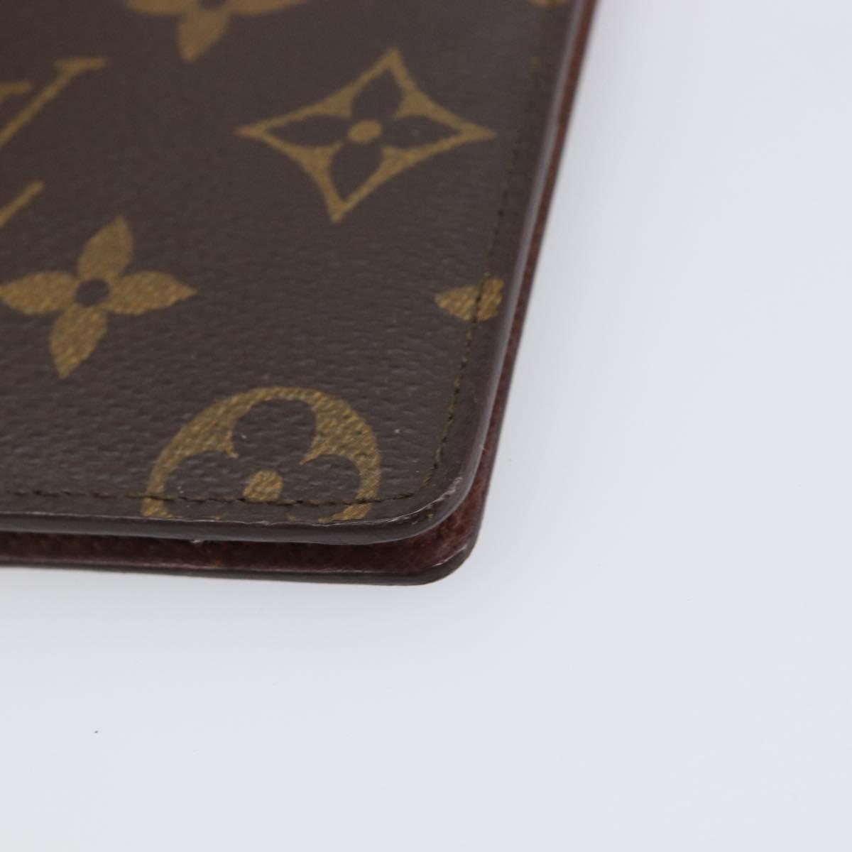 LOUIS VUITTON Monogram Couvel Tulle Passopole Passport Case M60180 Auth 209790A