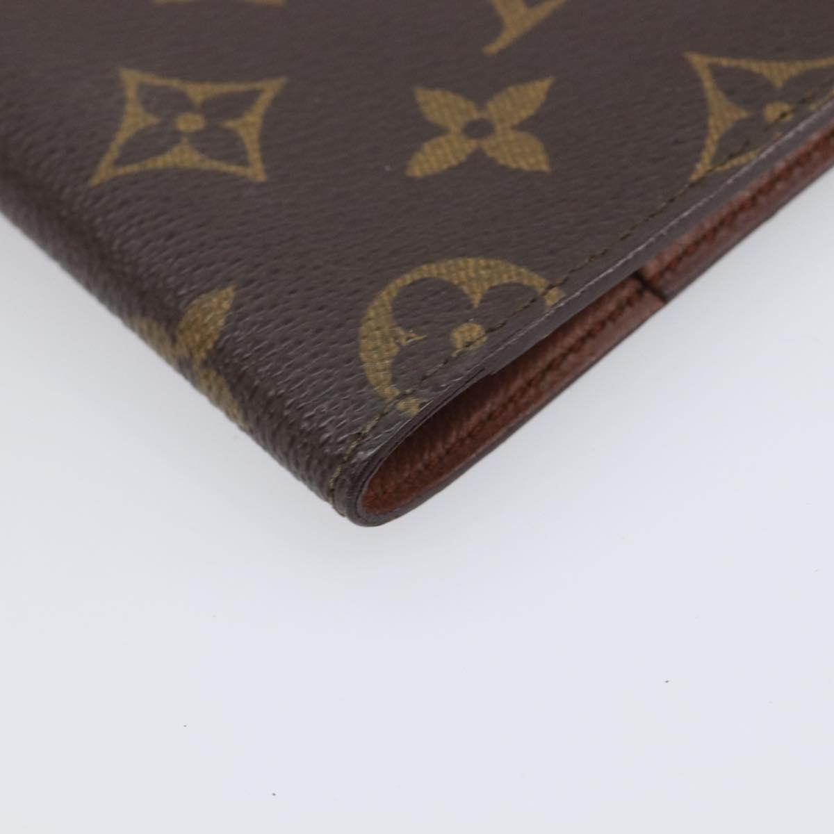 LOUIS VUITTON Monogram Couvel Tulle Passopole Passport Case M60180 Auth 209790A