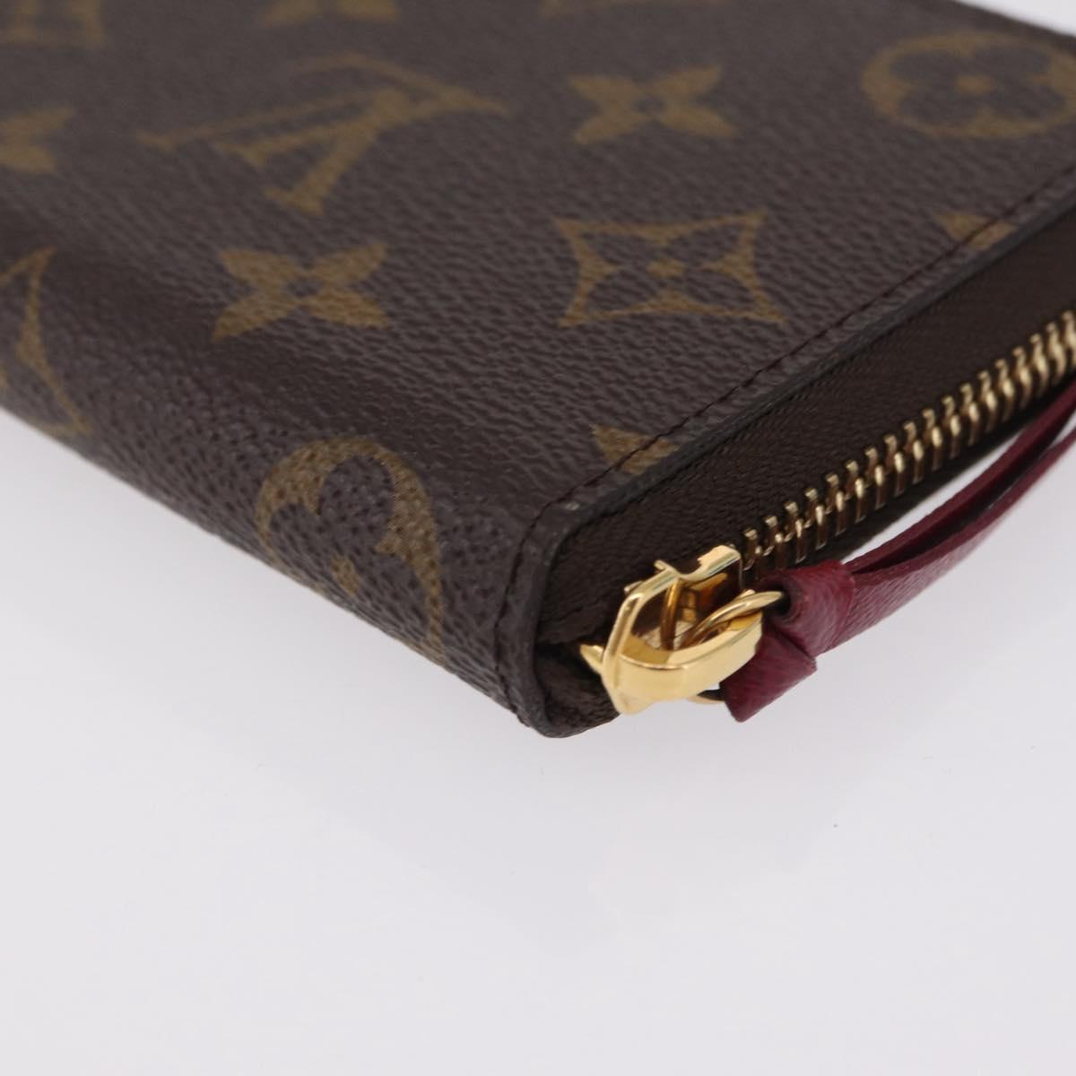 LOUIS VUITTON Monogram Portefeuille Clemence Long Wallet M60742 LV Auth 209811V