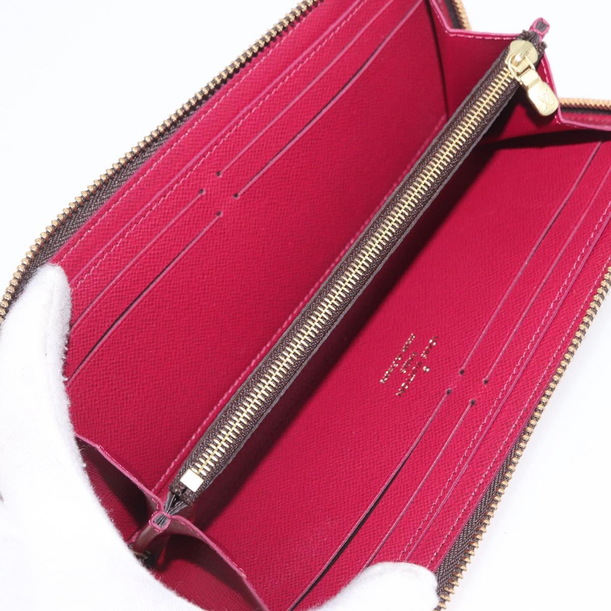 LOUIS VUITTON Monogram Portefeuille Clemence Long Wallet M60742 LV Auth 209811V
