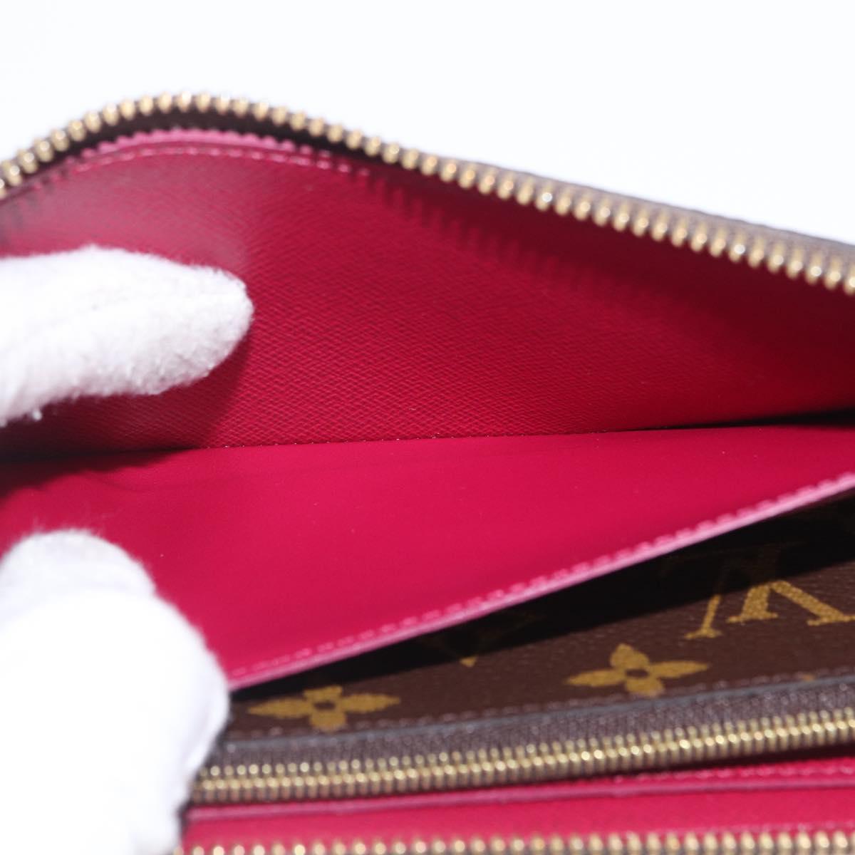 LOUIS VUITTON Monogram Portefeuille Clemence Long Wallet M60742 LV Auth 209811V
