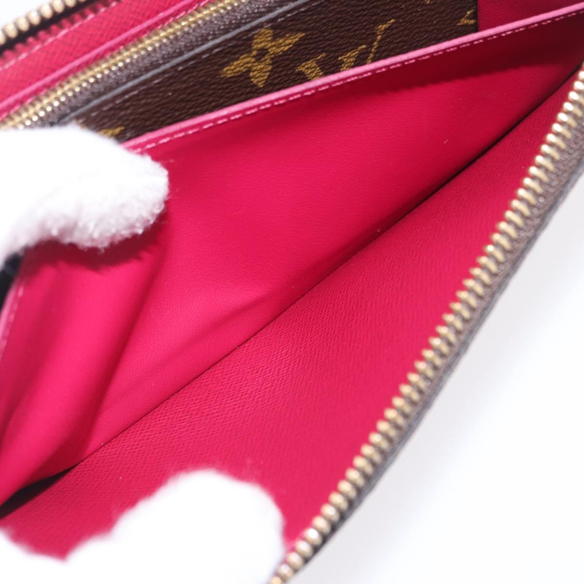 LOUIS VUITTON Monogram Portefeuille Clemence Long Wallet M60742 LV Auth 209811V