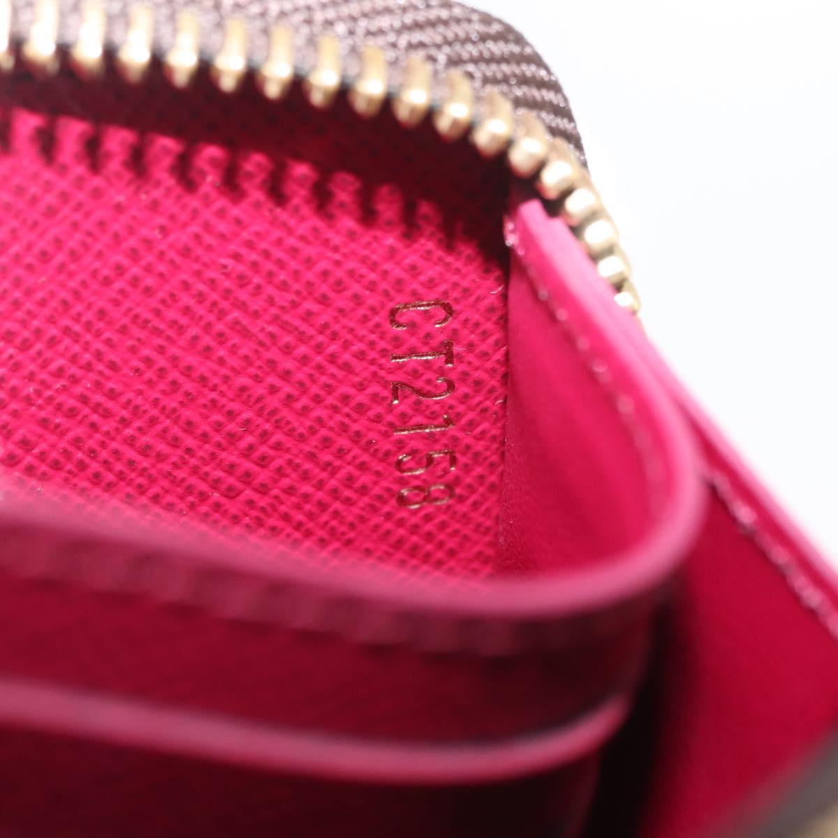 LOUIS VUITTON Monogram Portefeuille Clemence Long Wallet M60742 LV Auth 209811V
