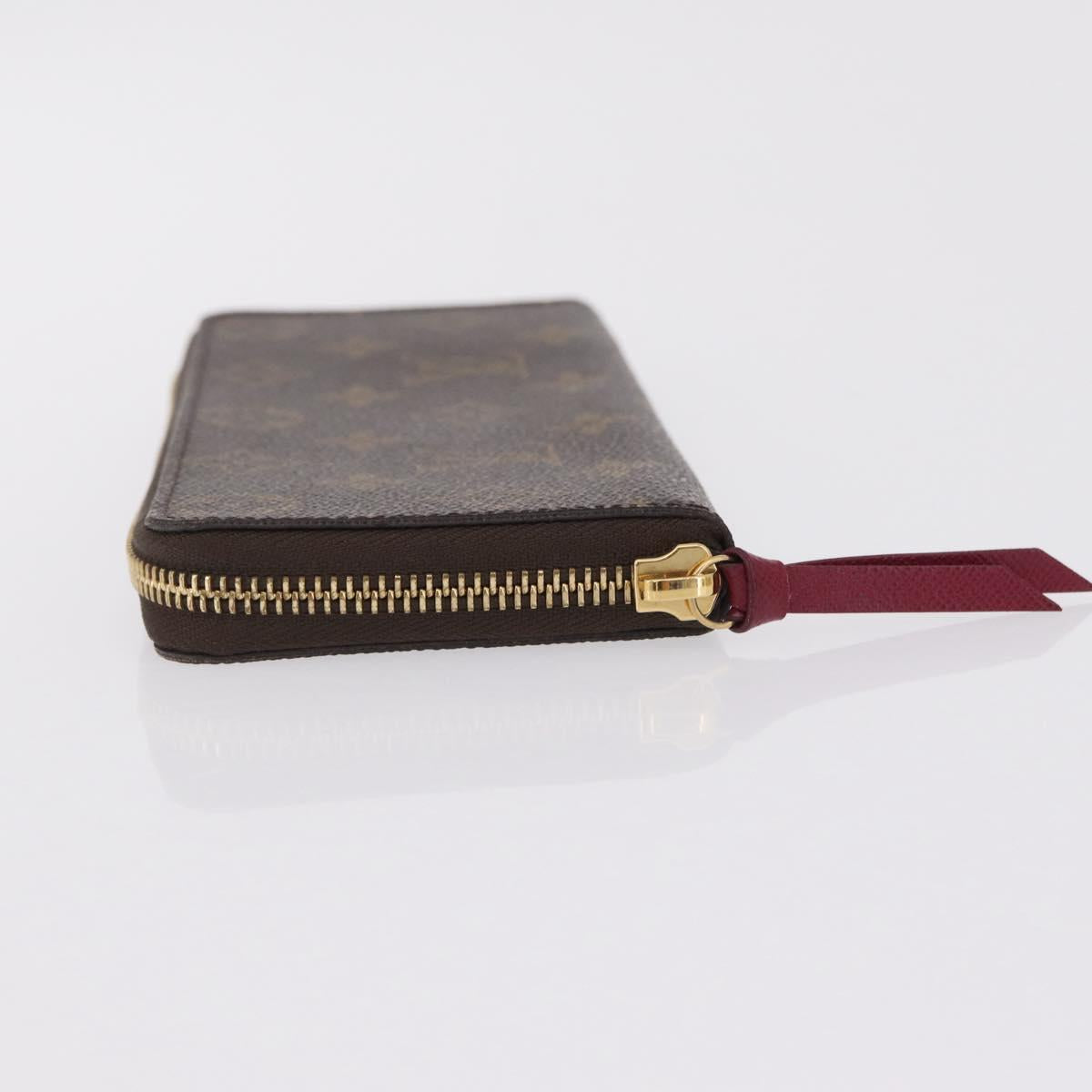 LOUIS VUITTON Monogram Portefeuille Clemence Long Wallet M60742 LV Auth 209811V