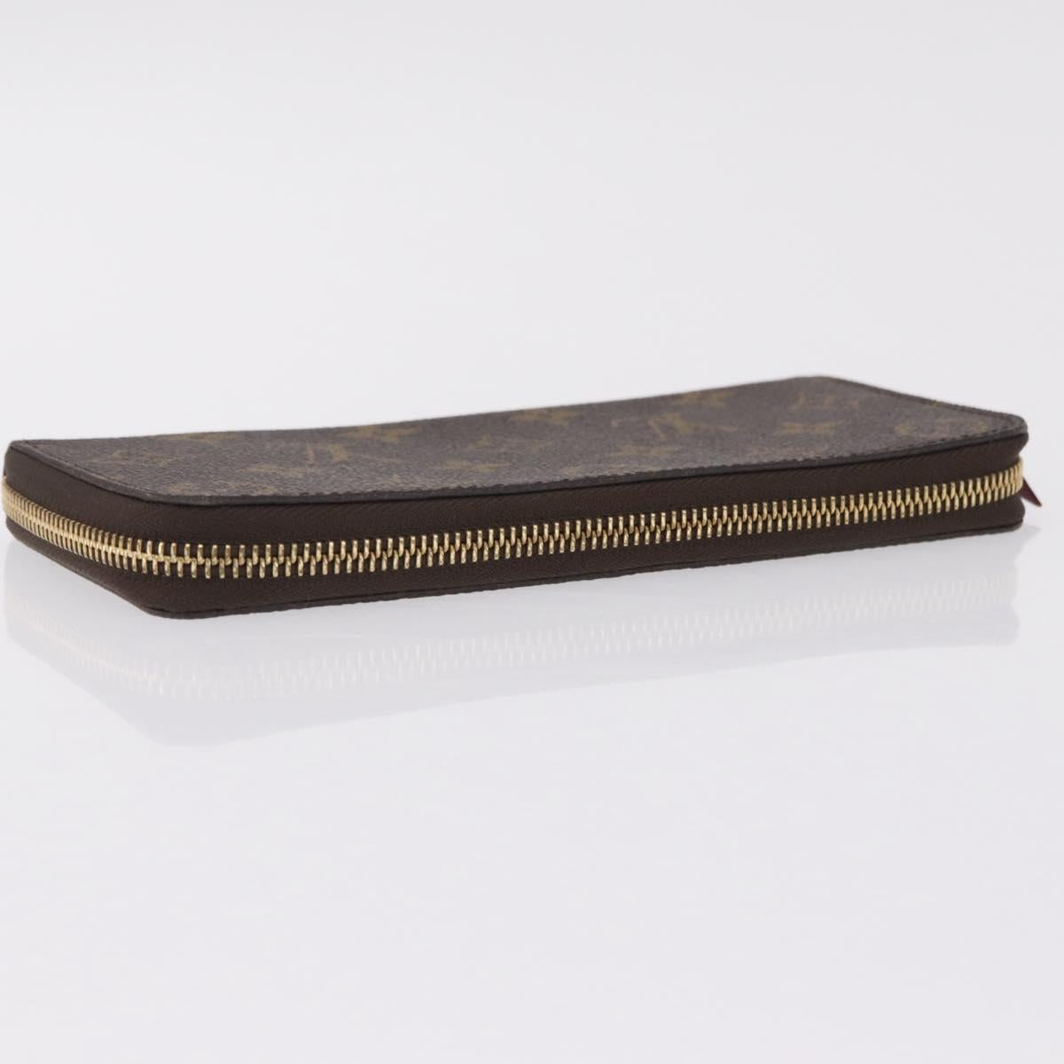 LOUIS VUITTON Monogram Portefeuille Clemence Long Wallet M60742 LV Auth 209811V