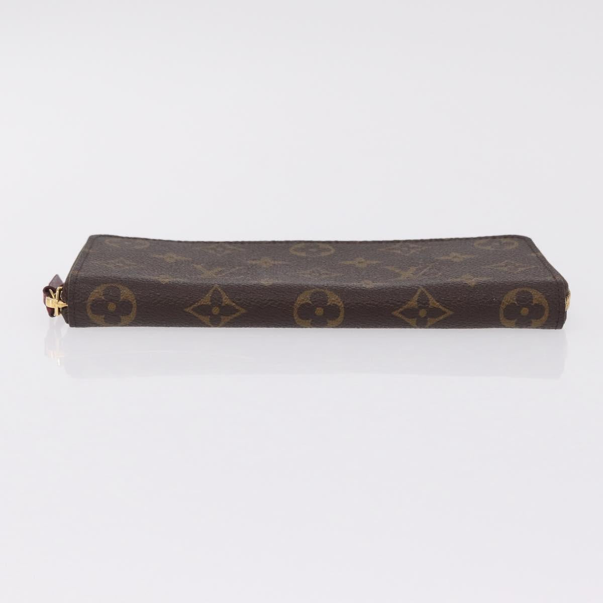 LOUIS VUITTON Monogram Portefeuille Clemence Long Wallet M60742 LV Auth 209811V