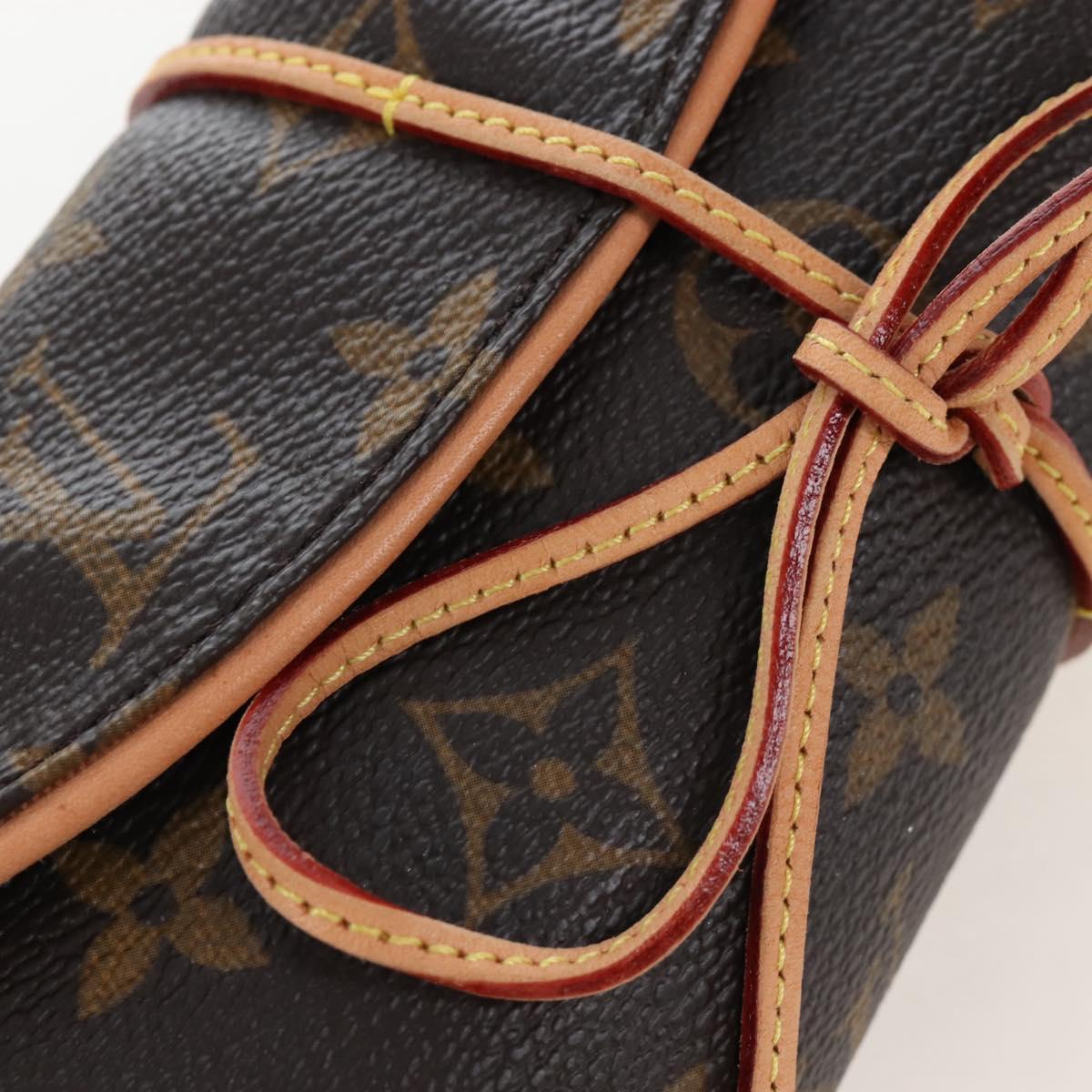 LOUIS VUITTON Monogram Trousse Bijoux Pliable Accessory Case M47837 Auth 209814V
