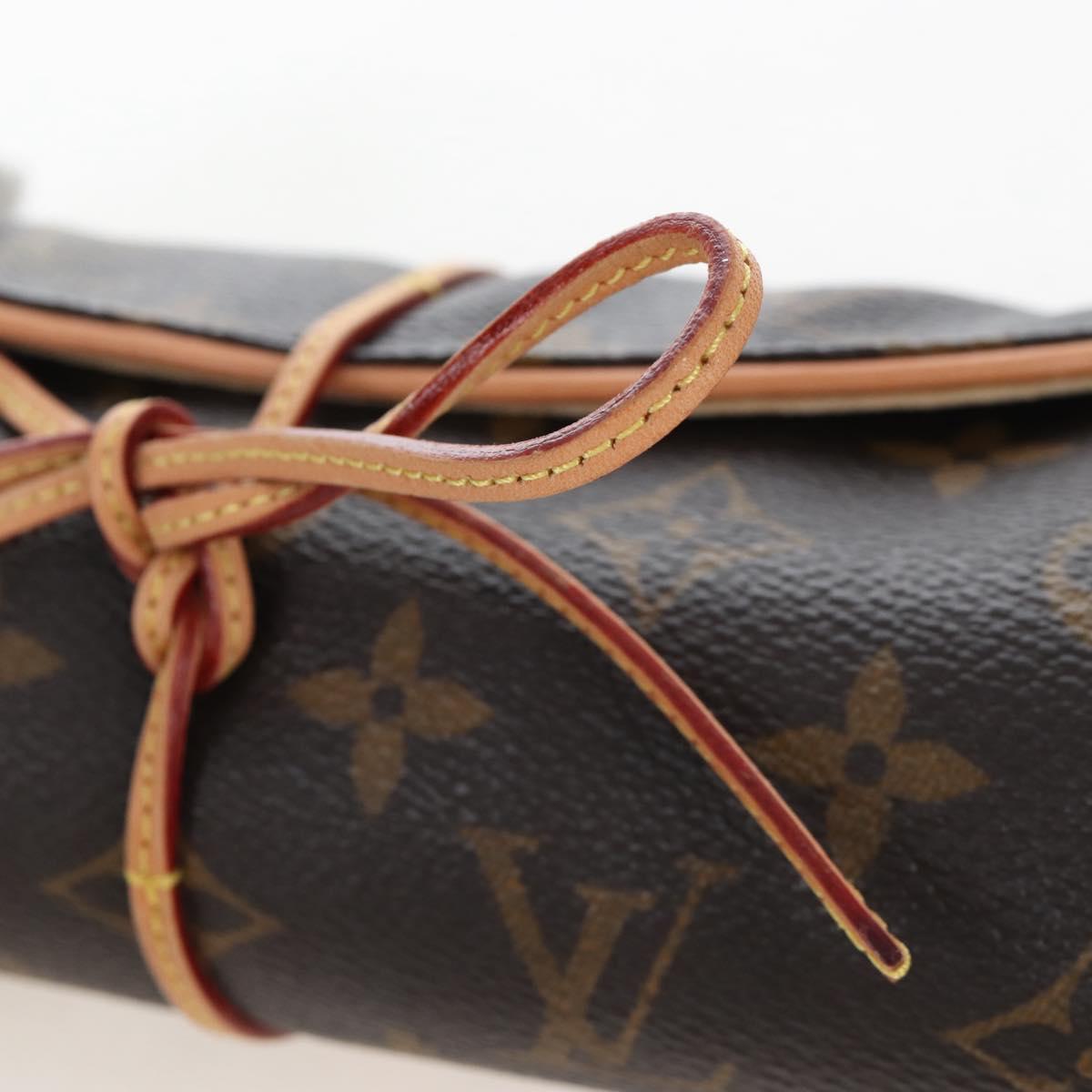LOUIS VUITTON Monogram Trousse Bijoux Pliable Accessory Case M47837 Auth 209814V