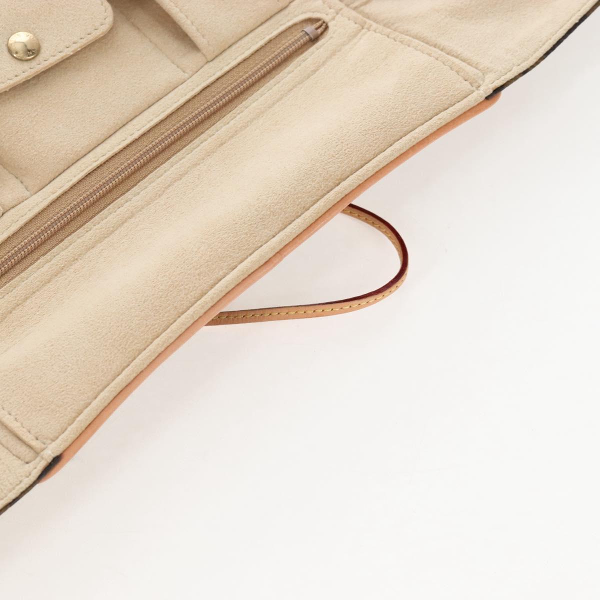 LOUIS VUITTON Monogram Trousse Bijoux Pliable Accessory Case M47837 Auth 209814V