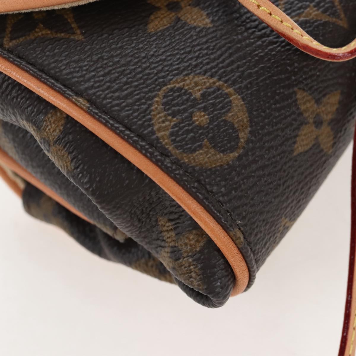 LOUIS VUITTON Monogram Trousse Bijoux Pliable Accessory Case M47837 Auth 209814V