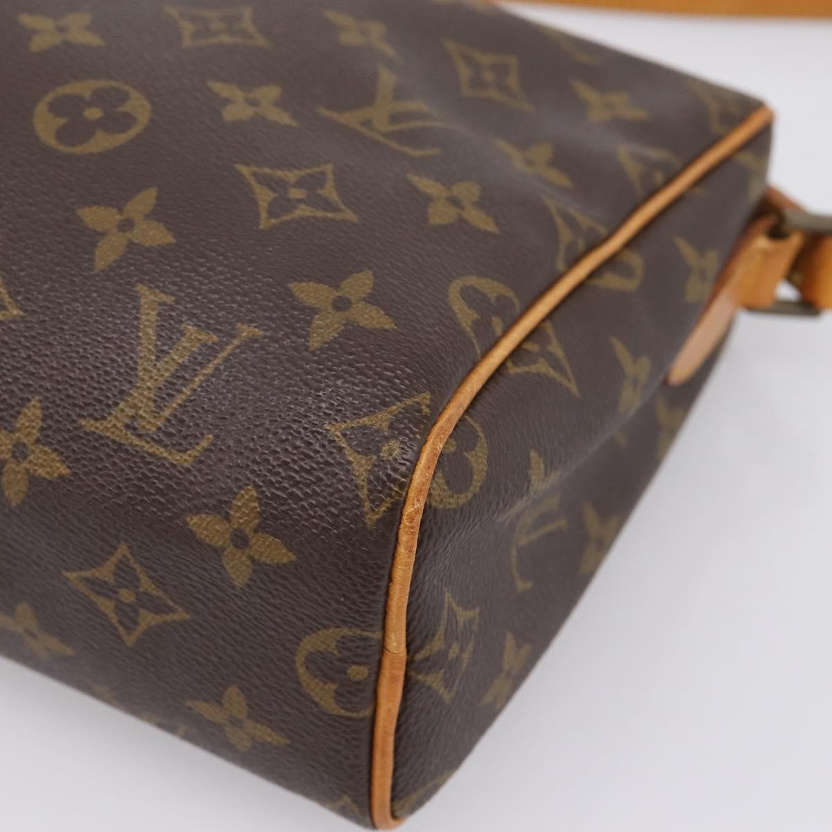 LOUIS VUITTON Monogram Tulle Lee Shoulder Bag M51348 LV Auth 209830A