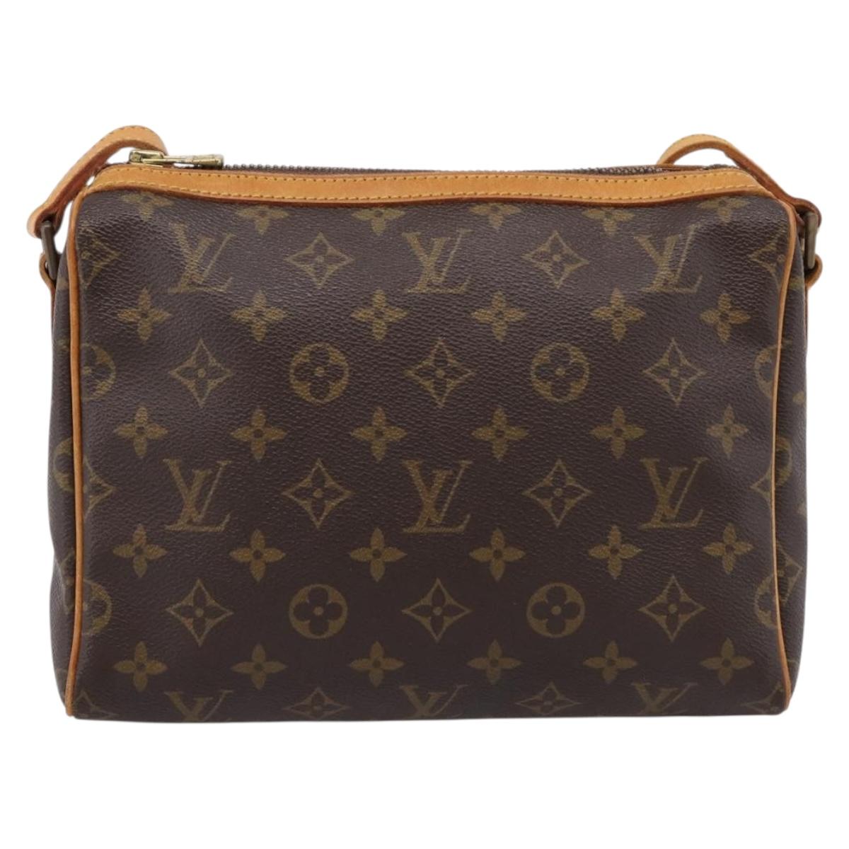 LOUIS VUITTON Monogram Tulle Lee Shoulder Bag M51348 LV Auth 209830A