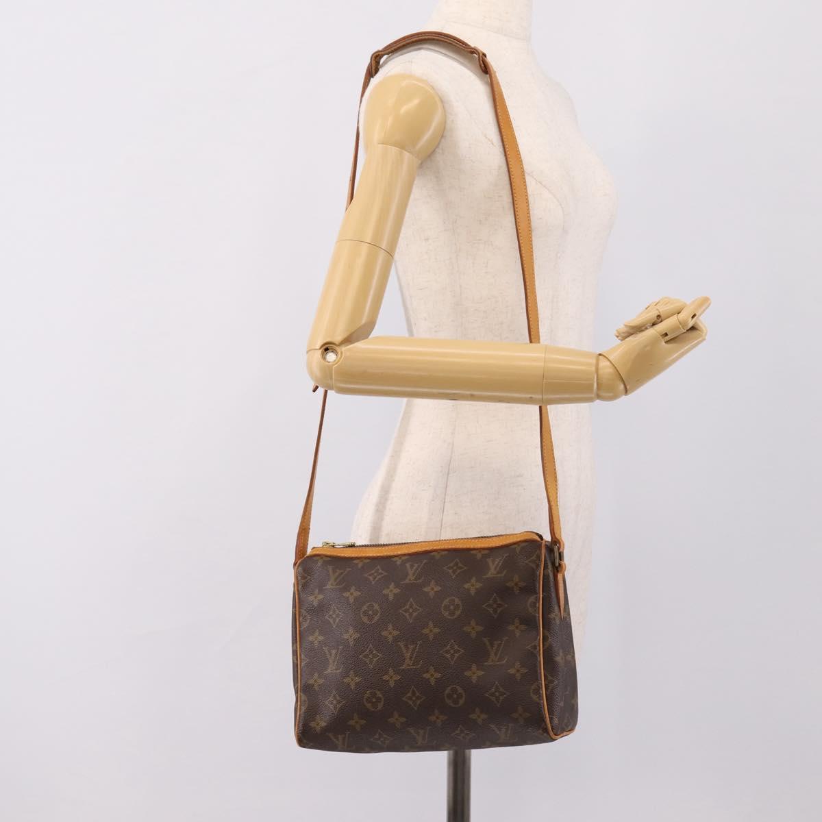 LOUIS VUITTON Monogram Tulle Lee Shoulder Bag M51348 LV Auth 209830A