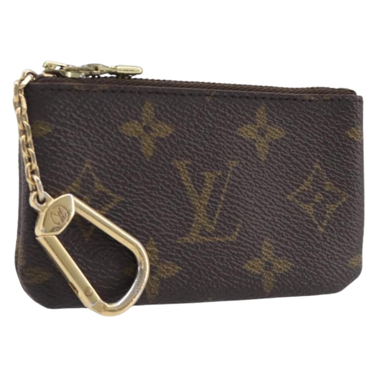 LOUIS VUITTON Monogram Pochette Cles Coin Purse M60033 LV Auth 209847